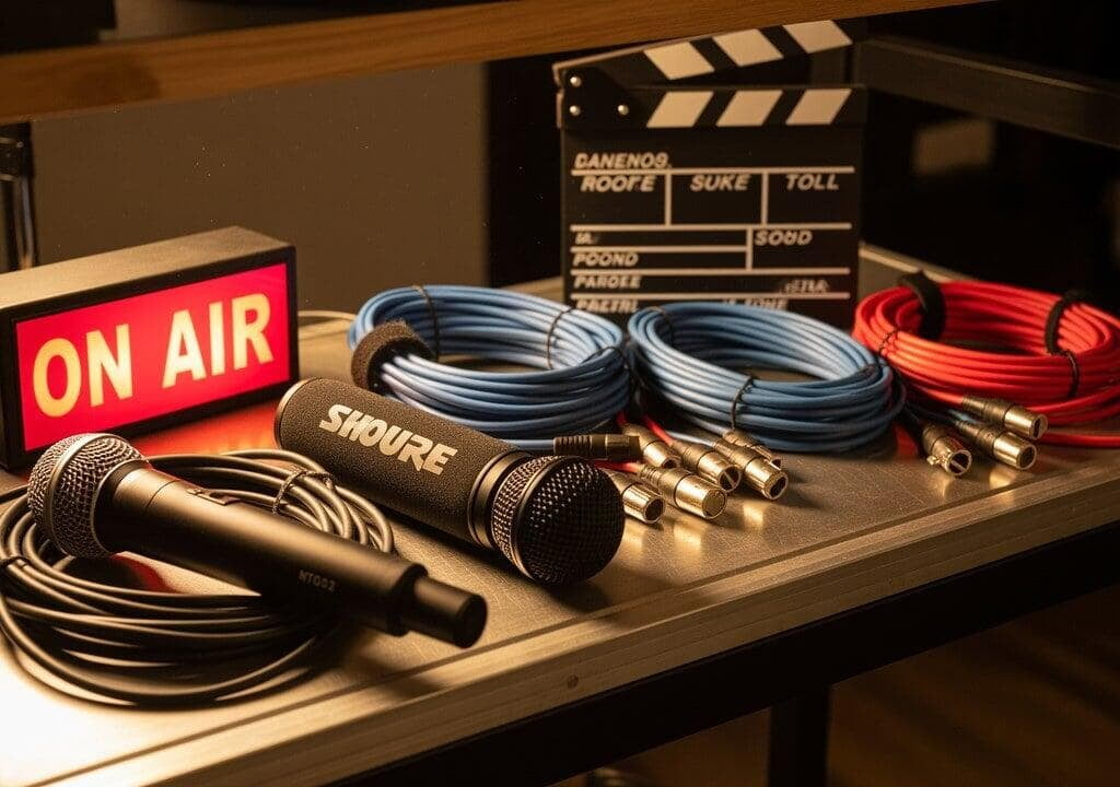 Studio detail and gear close-up