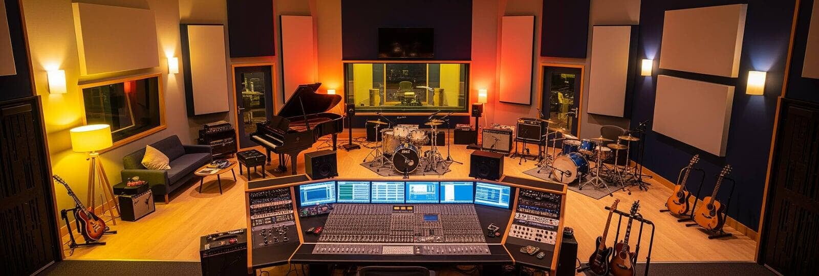 Wide studio ambience shot